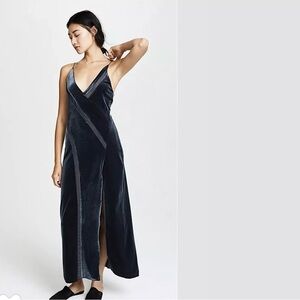 Free People Intimately women velvet maxi dress size M